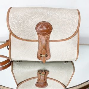 COPY - Vintage Dooney and Bourke cream leather bag